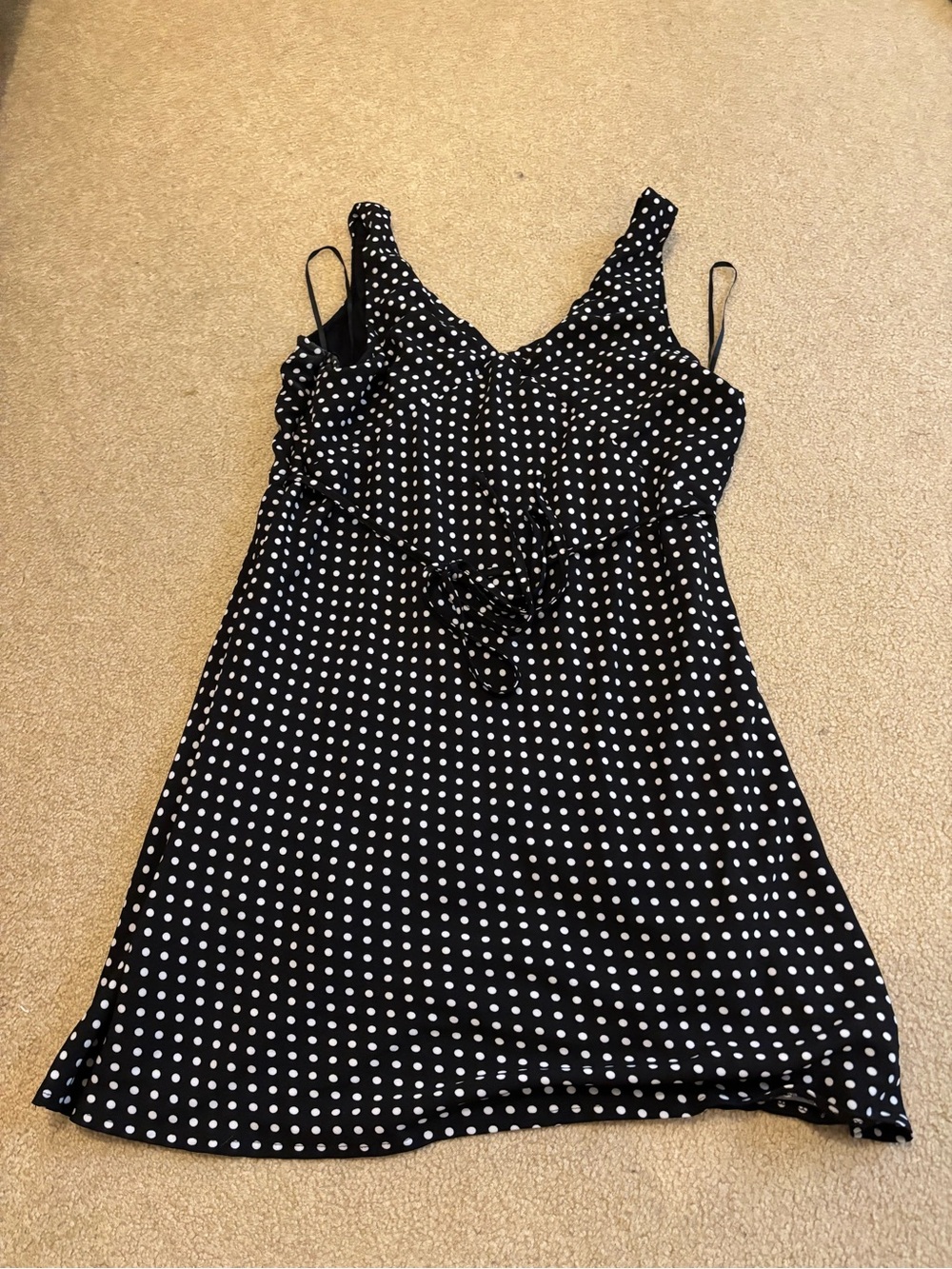 Princess Polly Nellie Mini Dress - Black Polka Dot - Picture 4 of 4